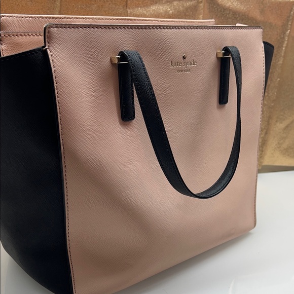 Kate Spade Pink and Black Women's Tote Bag - Picture 10 of 15